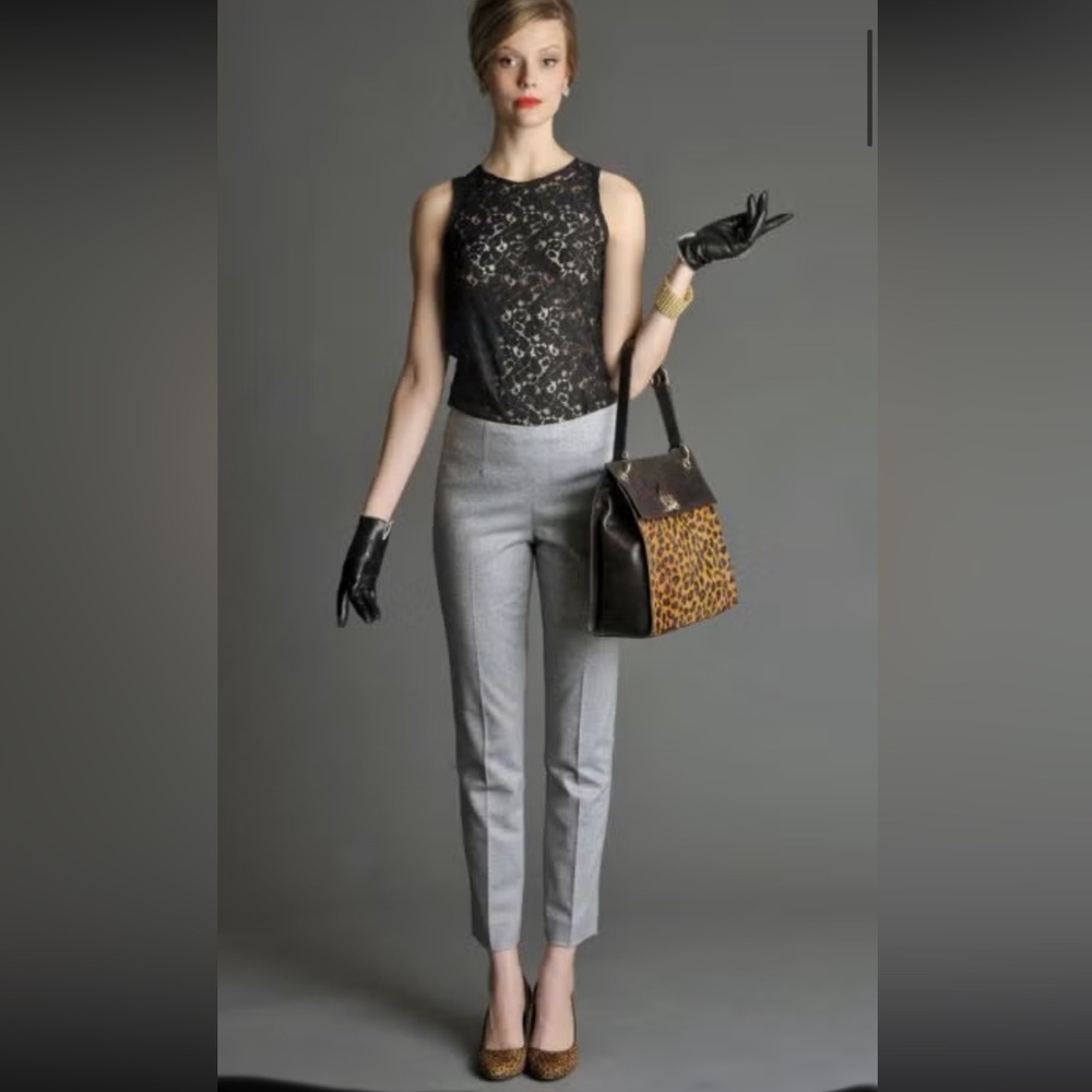 Banana Republic “Mad Men” Gingham Crop Pants Sz 8 EUC